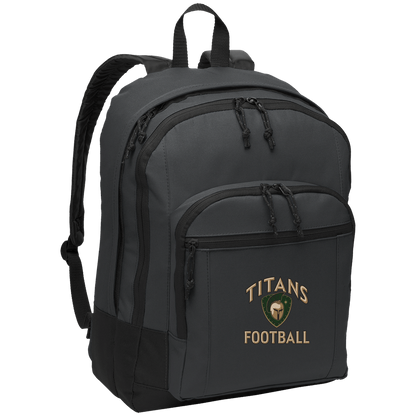titans-tc-titans-football-basic-port-authority-basic-backpack — Dark Charcoal — Front — source sha256 7f6a25bf4fbcc5a214bb5391bc2402f89810e2c40367bb112d283826fab4a491 — Color position 2
