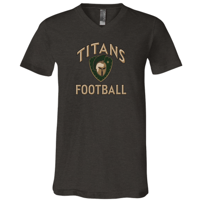 titans-tc-titans-football-basic-bella-canvas-unisex-jersey-ss-v-neck-t-shirt — Dark Grey Heather — Front — source sha256 8210f6bffb4f501e82b1efc652c2649048d1f799ea70c0aaca5b7e966561e236 — Color position 3