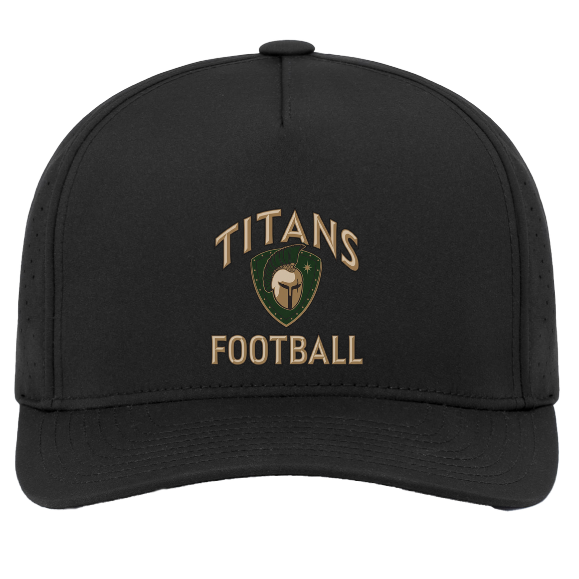 titans-tc-titans-football-basic-pacific-headwear-weekender-perforated-snapback-cap — Black — Front — source sha256 85fe75f27e994e94971efaf22272a05617434bbaec08c2faaf7ea96569855da8 — Color position 2