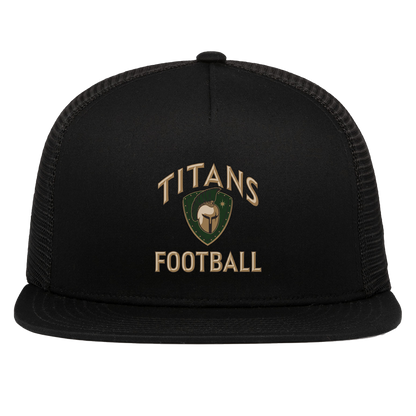 titans-tc-titans-football-basic-pacific-headwear-d-series-5-panel-trucker-snapback-cap — Black — Front — source sha256 a2c37d11966963b27ed6c9659fd27536ee5b6760457728dd457586439571351d — Color position 1