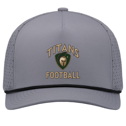 titans-tc-titans-football-basic-pacific-headwear-weekender-perforated-snapback-cap — Graphite/Black — Front — source sha256 ab738c76fec51d70a67c336da35beba98449ade4587105a0a38446978586b465 — Color position 3