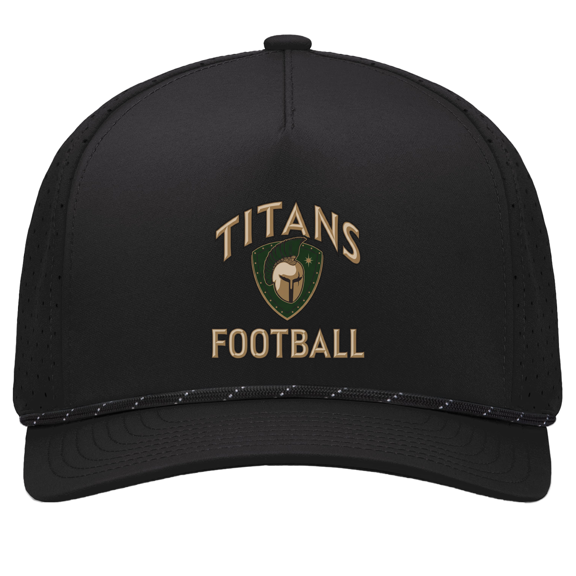 titans-tc-titans-football-basic-pacific-headwear-weekender-perforated-snapback-cap — Black/Black — Front — source sha256 ad8532ba86bb7387f5a6c8ac45802637159f00d704bac4a415d2752920452c57 — Color position 1