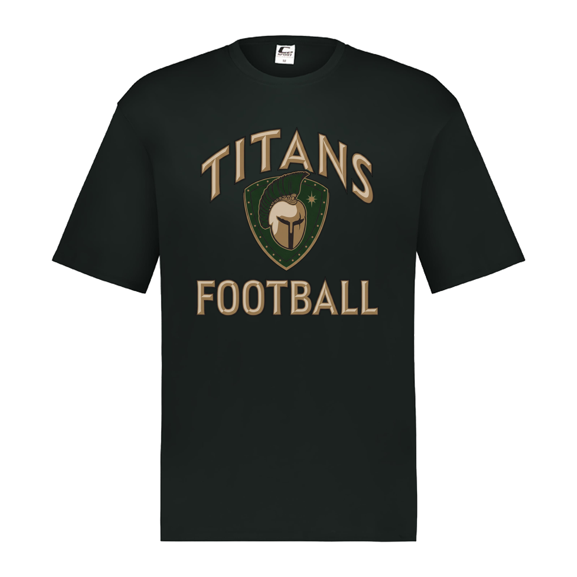 titans-tc-titans-football-basic-c2-mens-performance-short-sleeve-tee — Black — Front — source sha256 b7d060c0c97f464eaf5f891863cd61bdfec671f0acfde09b1cf027a85ea82fb6 — Color position 1