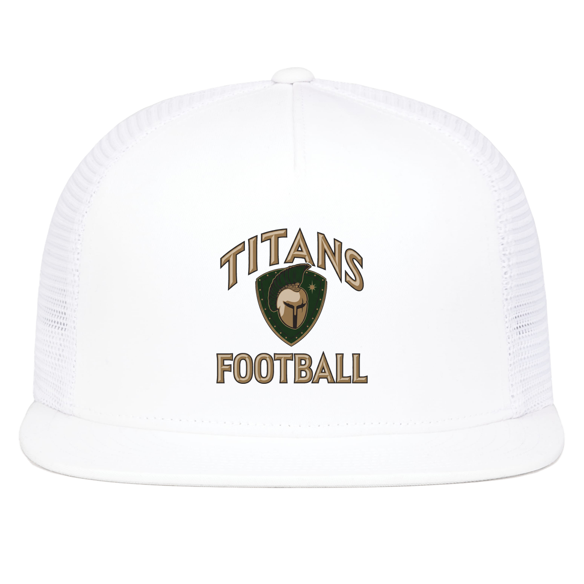 titans-tc-titans-football-basic-pacific-headwear-d-series-5-panel-trucker-snapback-cap — White — Front — source sha256 c7f01141a235eb15f8830be0f6c309f5a2a2722e95991fa0d6d66ab859cb3ee9 — Color position 5