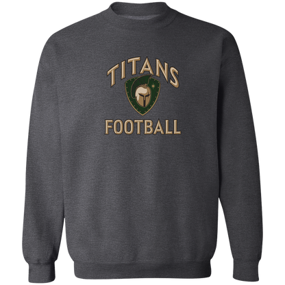 titans-tc-titans-football-basic-gildan-crewneck-pullover-sweatshirt — Dark Heather — Front — source sha256 e04efbdff44b8f1b6ed6460254db8c2521cfbce8c9f0d34e43584029cb8b2904 — Color position 6