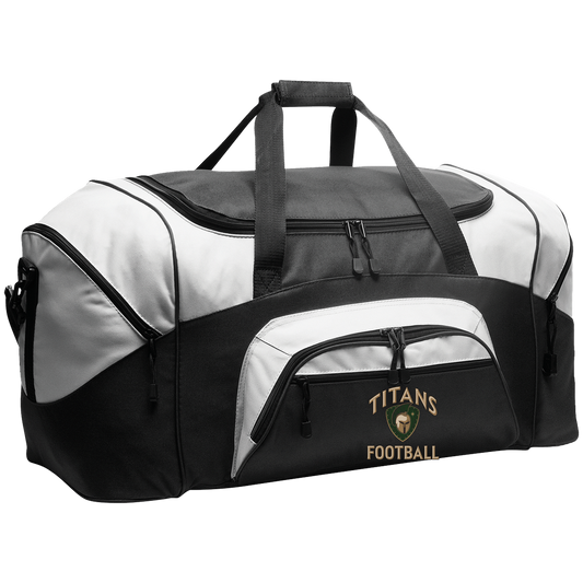 titans-tc-titans-football-basic-port-company-sport-duffel — Black/Gray — Front — source sha256 ecd87c6e171c35e04ec05da4ab0a38598892321ca2efce459921a5c80ac17783 — Color position 1