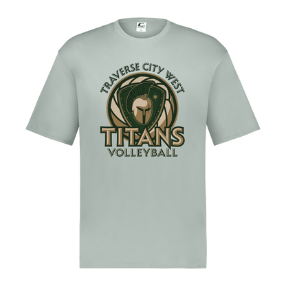 titans-volleyball-bold-mascot-c2-mens-performance-short-sleeve-tee — Silver — Front — source sha256 300f8c7b6298f83e780d00dd8dcaad29793660c9668f5ee49bbb04381a6d8baa — Color position 3