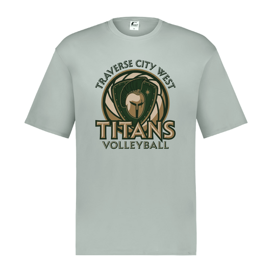 titans-volleyball-bold-mascot-c2-mens-performance-short-sleeve-tee — Silver — Front — source sha256 300f8c7b6298f83e780d00dd8dcaad29793660c9668f5ee49bbb04381a6d8baa — Color position 3