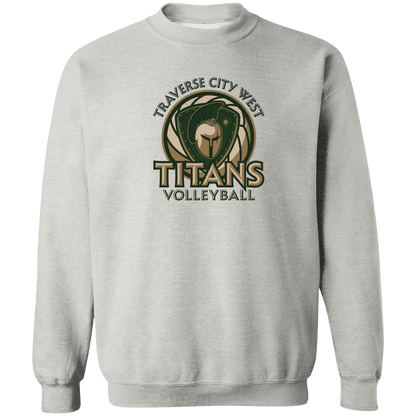 titans-volleyball-bold-mascot-gildan-crewneck-pullover-sweatshirt — Ash — Front — source sha256 4690abf31b4baa9989657690ba51655aaa97b4ae3ef1644f734db0c7bf36c610 — Color position 2