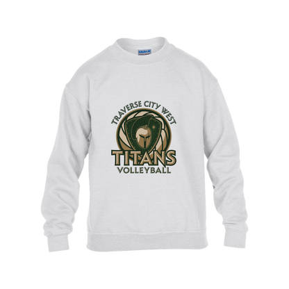 titans-volleyball-bold-mascot-gildan-kids-heavy-blend-fleece-crew — White — Front — source sha256 66c16aed651fdd2d59a5f5110b0727dd6daed50d769a74ffb2c0d912090fc765 — Color position 4