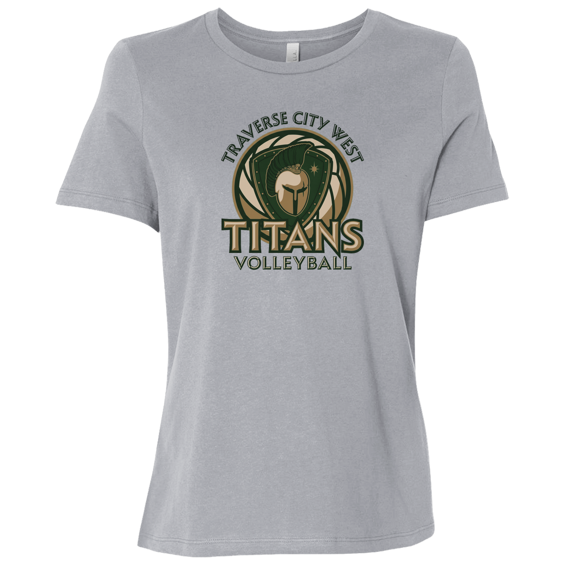 titans-volleyball-bold-mascot-bella-canvas-ladies-relaxed-jersey-short-sleeve-t-shirt — Athletic Grey — Front — source sha256 7d667b0ee0b3270cc7d22ee8d1f26961567a8e39a20486640923544a8cc600e9 — Color position 3