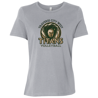 titans-volleyball-bold-mascot-bella-canvas-ladies-relaxed-jersey-short-sleeve-t-shirt — Athletic Grey — Front — source sha256 7d667b0ee0b3270cc7d22ee8d1f26961567a8e39a20486640923544a8cc600e9 — Color position 3