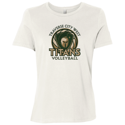 titans-volleyball-bold-mascot-bella-canvas-ladies-relaxed-jersey-short-sleeve-t-shirt — Vintage White — Front — source sha256 81e1f7df5a12b20f2e6fd8154c7b833d5c5f88b3f849129a6a2948618a318b21 — Color position 2