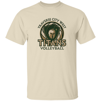 titans-volleyball-bold-mascot-gildan-5-3-oz-t-shirt — Natural — Front — source sha256 95cb9828f1ade7a064dca606174a89edd3aed31eed9442b8d3c1d6a788f429e4 — Color position 2