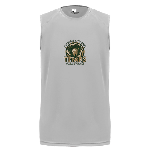 titans-volleyball-bold-mascot-badger-b-core-sleeveless-performance-tee — Silver — Front — source sha256 ac78ff7f1191976a1721d801da117b77809d9f887452486f1cf39b341847ca76 — Color position 3