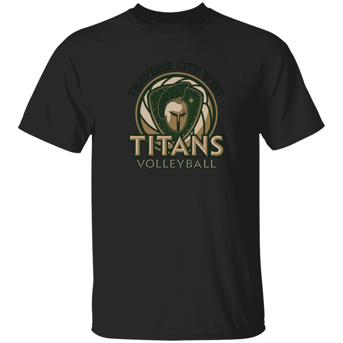 titans-volleyball-bold-mascot-gildan-5-3-oz-t-shirt — Black — Front — source sha256 d8fcbbac6169187d59fcb66ae0b238ac71895f5a5d46e67800cbd22131ca2abe — Color position 5