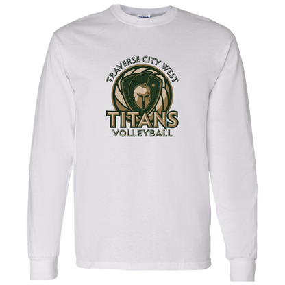 titans-volleyball-bold-mascot-gildan-ls-t-shirt-5-3-oz — White — Front — source sha256 d9fcd930eb1258ea8868f08efa5604f711ecc13c0721a192c664bbdf34486faa — Color position 3