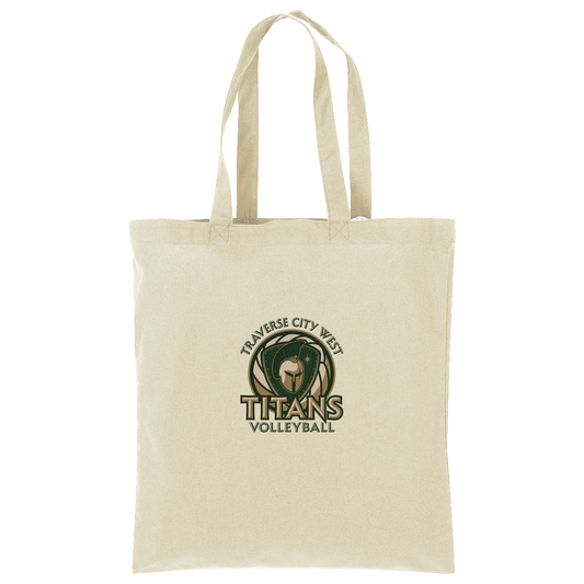 titans-volleyball-bold-mascot-port-authority-core-cotton-tote — Natural — Front — source sha256 e3c1a99d28065e8c16019f5308277faf4c8cd10cb762c3a752c2baf4ff2374d2 — Color position 2
