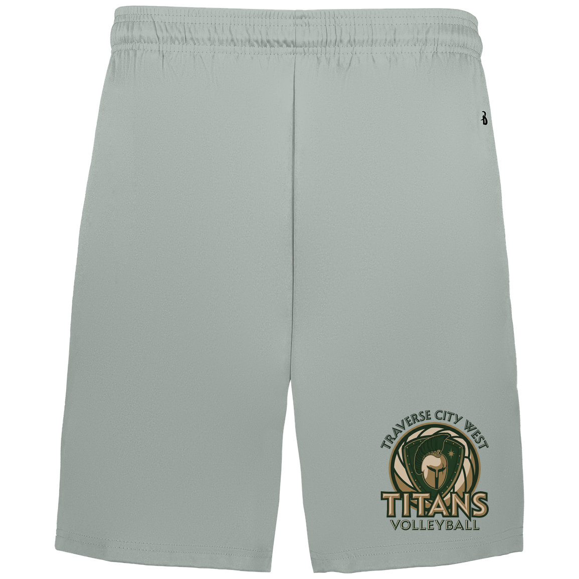 titans-volleyball-bold-mascot-badger-adult-b-core-7-inch-short-with-pockets — Silver — Front — source sha256 ee8ce6904f97b11d226f1b3aed808bd798920f8030bf7cd0dc75337a67d99382 — Color position 3
