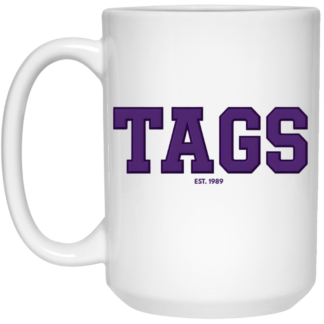 TAGS - Logo - 15oz White Mug